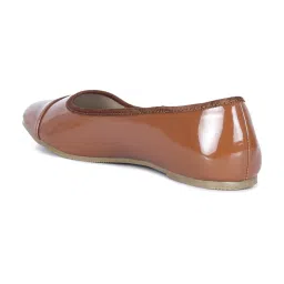 London Rag Women's Brown Flat Ballets image 5