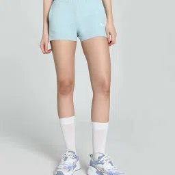 Puma Sky Blue Cotton Sports Shorts image 1