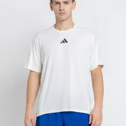 adidas White D4T INT. T-Shirt image 1