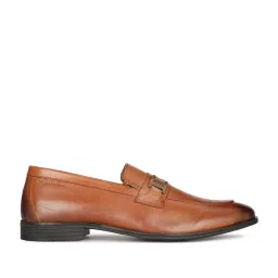 Hush Puppies by Bata Men's NIGEL E Tan Loafers image 1