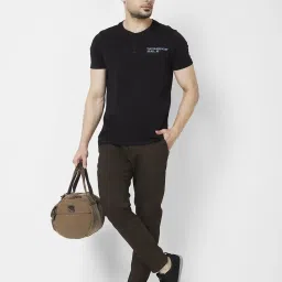 Spykar Brown Cotton Slim Fit Jeans image 5