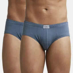 Jockey 8035 Men's Super Combed Cotton Solid Poco Brief (Pack of 2) image 1