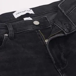 Calvin Klein Jeans Washed Black Slim Fit Jeans image 5