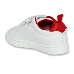 Pantaloons Junior White & Red Casual Sneakers image 5