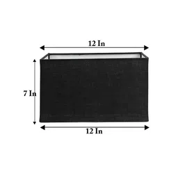 Grated Ginger Black Solid Tribal Bedside Lamp image 5