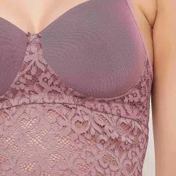 Clovia Purple Bralette Bra image 5