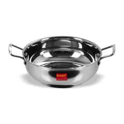 Sumeet Granite Finish NonStick Silver Stainless Steel Round Shape Grill Pan 1.9L-image-46