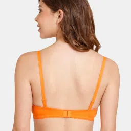 Rosaline by Zivame Orange Under Wired Padded T-Shirt Bra image 3