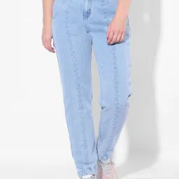 Numero Uno Blue Solid Jeans image 1