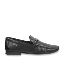 Metro Men's Black Casual Loafers image 1
