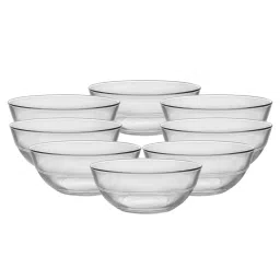 Duralex 'Lys' Transparent Glass 6 cm Serving Bowl (0.035 L) - Set of 8 image 3