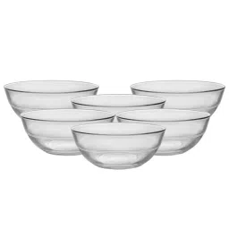 Duralex 'Lys' Transparent Glass 10.5 cm Serving Bowl (0.21 L) - Set of 6 image 4