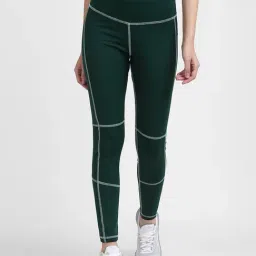Reebok Green Self Design Wor Tights-image-41