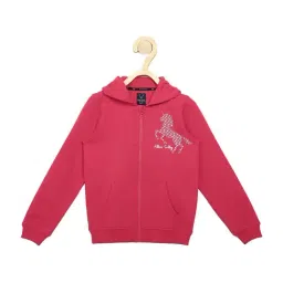 Allen Solly Junior Red Cotton Printed Hoodie-picture-42