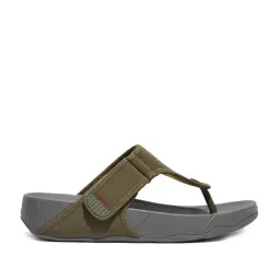FitFlop Men's Green Thong Sandals-image-5