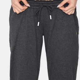 Rosaline by Zivame Black Printed Joggers image 5