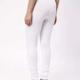 R&B White Cotton Leggings image 2