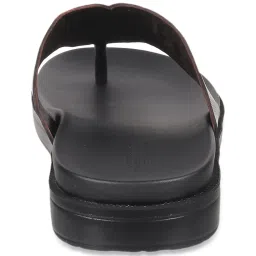 Metro Men's Maroon Thong Sandals image 5