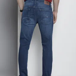 Tommy Hilfiger Men Austin Slim Tapered Fit Heavy Fade Stretchable Casual Jeans image 5
