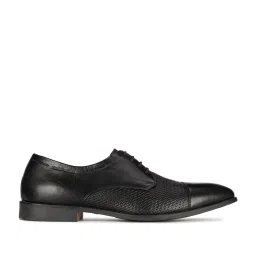 Hush Puppies by Bata Men's PIERCE Black Derby Shoes image 1