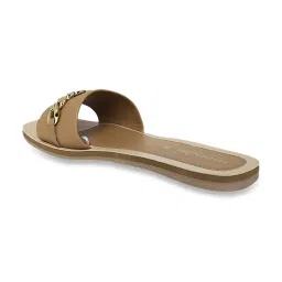 Forever Glam by Pantaloons Women's Tan Casual Sandals image 5