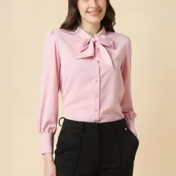 Allen Solly Pink Regular Fit Shirt image 1