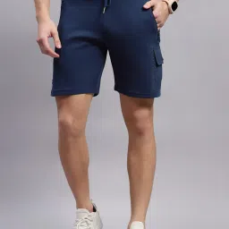 Monte Carlo Blue Regular Fit Cargo Shorts image 1