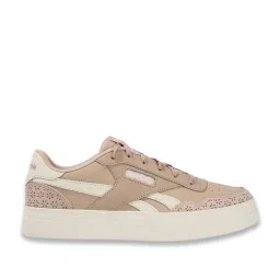 Reebok Women's Court Advance Bold Classics Dusty Pink Sneakers image 1