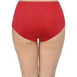 Amante Red & Green Cotton Hipster Panties - Pack Of 3 image 5