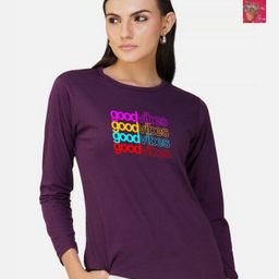 Metronaut Women 2 Printed Bio Finish Applique T-shirt-picture-21