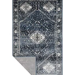 Sapana Carpet-Mats Navy Blue Traditional No Shredding Polypropylene Carpet image 5