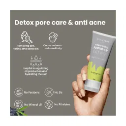 Glamveda Activated Charcoal Purifying Clay Detox Pore and Anti Acne Face Wash - 100 ml image 5
