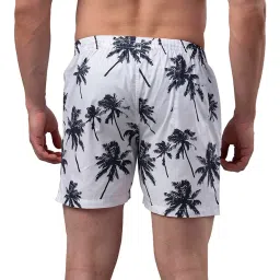 UnderJeans by Spykar White Printed Boxers - Pack of 2 image 2