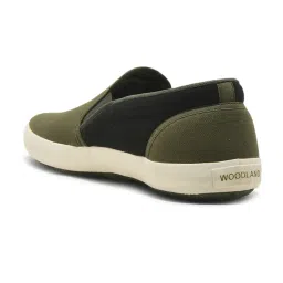 Woodland Men's Olive Plimsolls image 5