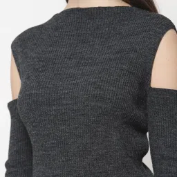 Club York Grey Regular Fit Pullover image 5