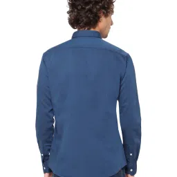 celio celio* Navy Slim Fit Shirt image 2