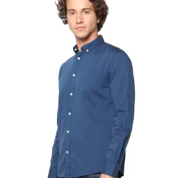 celio celio* Navy Slim Fit Shirt image 3