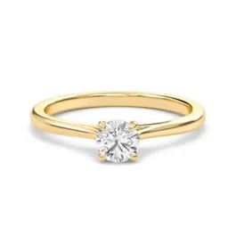 SHINE ETERNAL Lab Grown 14k (585) Yellow Gold Rings for Women image 1
