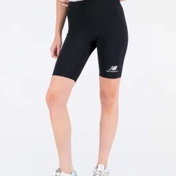 New Balance Black Cotton Sports Shorts image 1