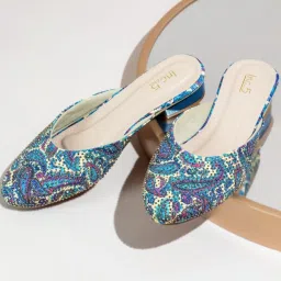 Inc.5 Women's Blue Mule Shoes image 1