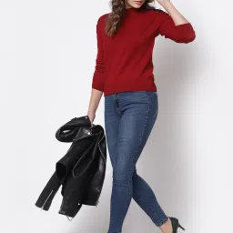 Club York Red Regular Fit Pullover image 4