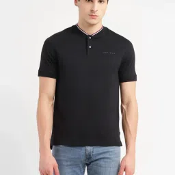 Levi's Black Slim Fit Henley T-Shirt image 1