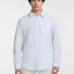 Guess Jeans Azure Laguna & White Regular Fit Shirt image 1