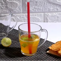 Duralex 'Cosy' Transparent Glass 8.5 cm Mug (0.35 L) - Set of 6 image 1