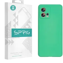 Sprig Liquid Silicone Back Cover for MOTOROLA EDGE 30 FUSION (Green) image 1