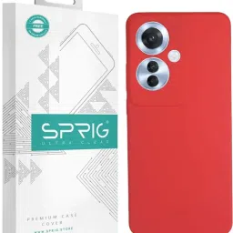Sprig Back Cover for OPPO F25 PRO 5G (Red) image 1