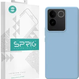 Sprig Back Cover for IQOO Z7 Pro (Blue) image 1