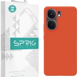 Sprig Back Cover for iQOO NEO 9 PRO (Orange) image 1