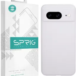 Sprig Liquid Silicone Back Cover for GOOGLE PIXEL 8 (White) image 1