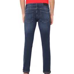 celio celio* Navy Slim Fit Lightly Washed Jeans image 2